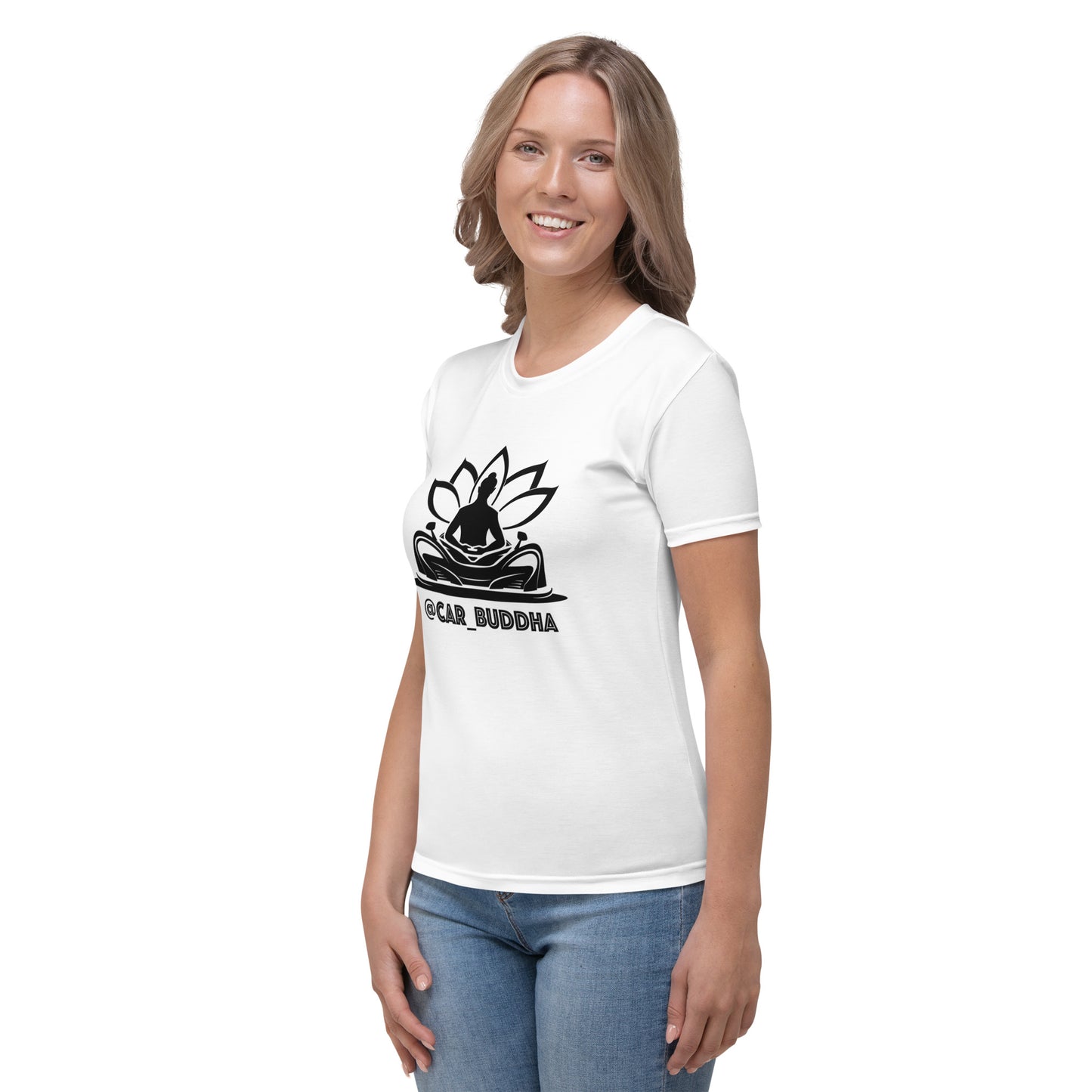 Women's Car Buddha Supporter T-shirt