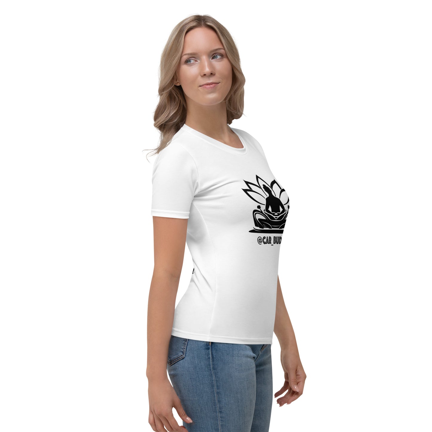 Women's Car Buddha Supporter T-shirt