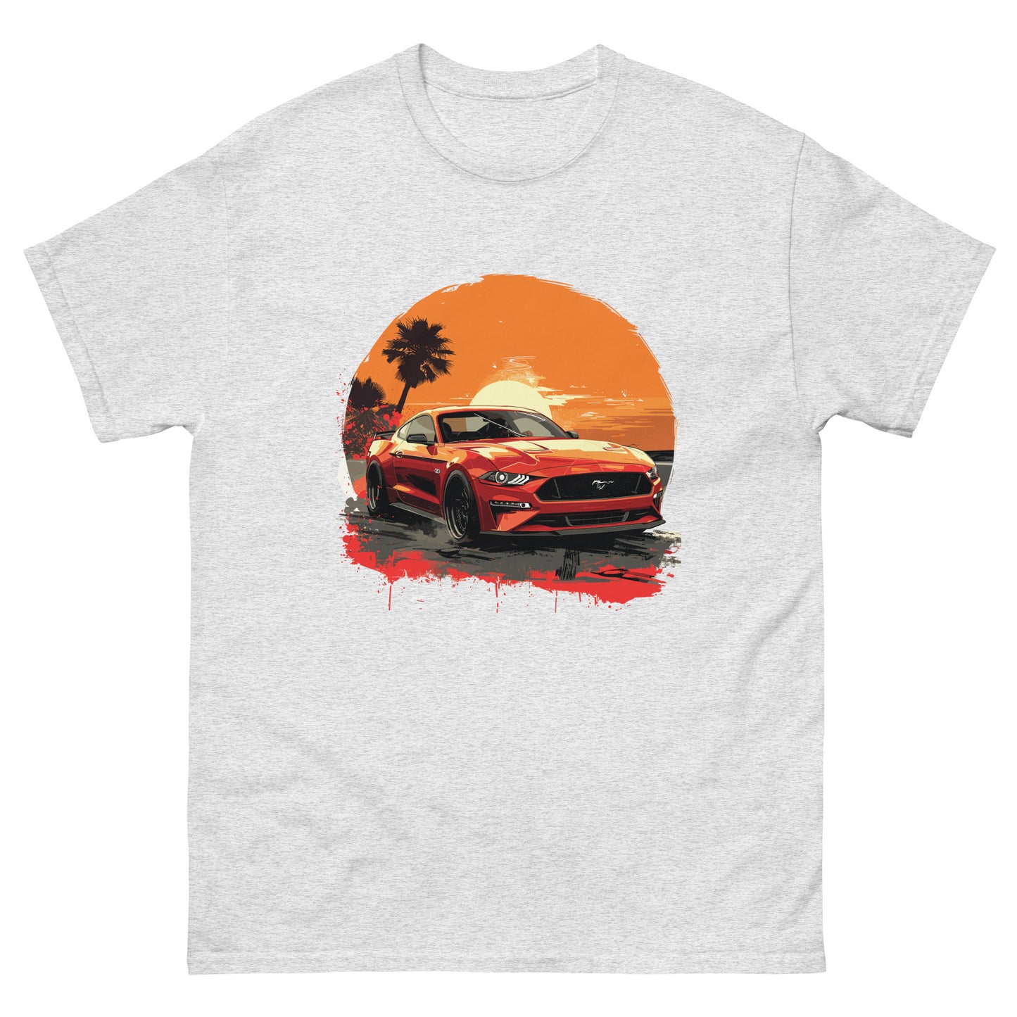 Sunset Mustang Unisex classic tee