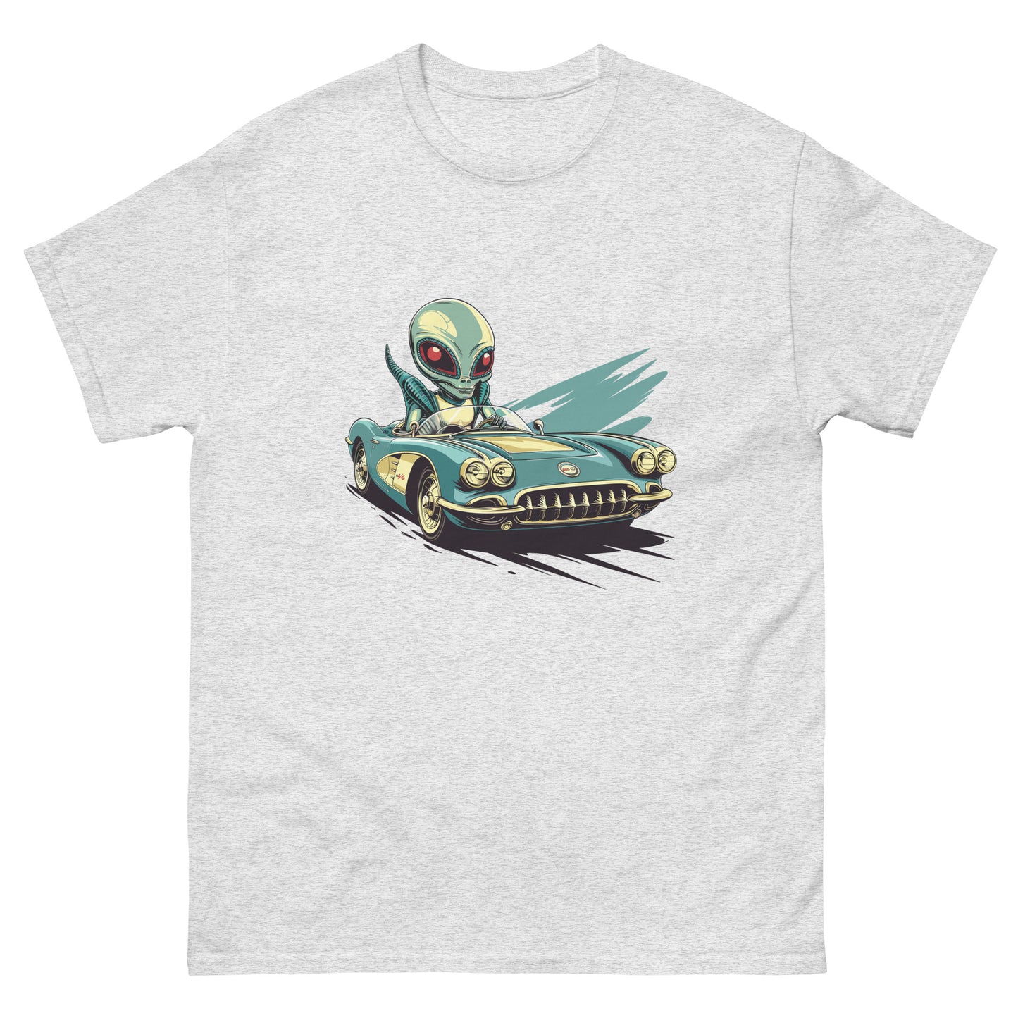 Old School Alien Corvette Unisex classic tee