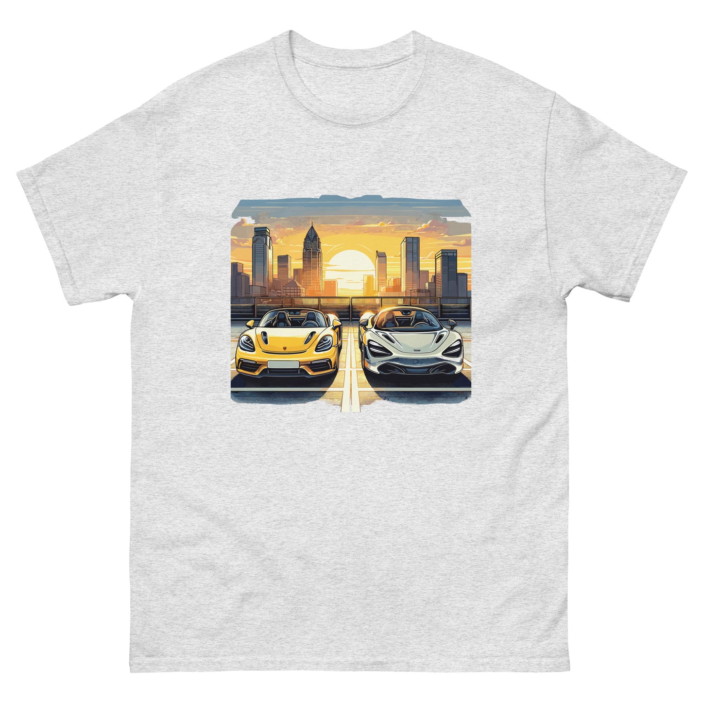 718 Spyder and 720s Sunset Unisex classic tee