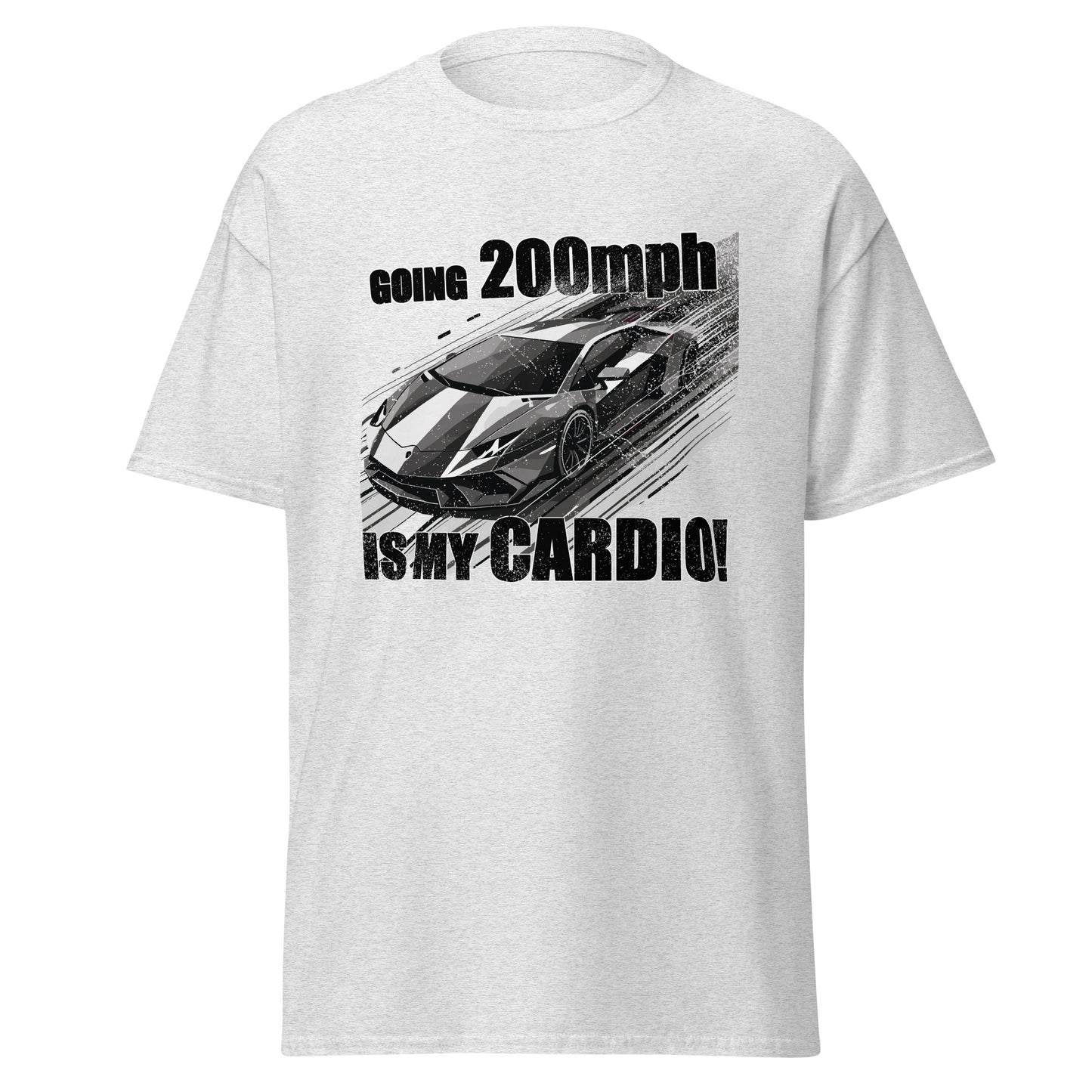 200MPH Cardio on White - Unisex classic tee