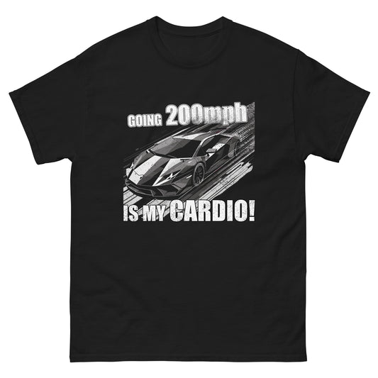 200MPH Cardio Black - Unisex classic tee