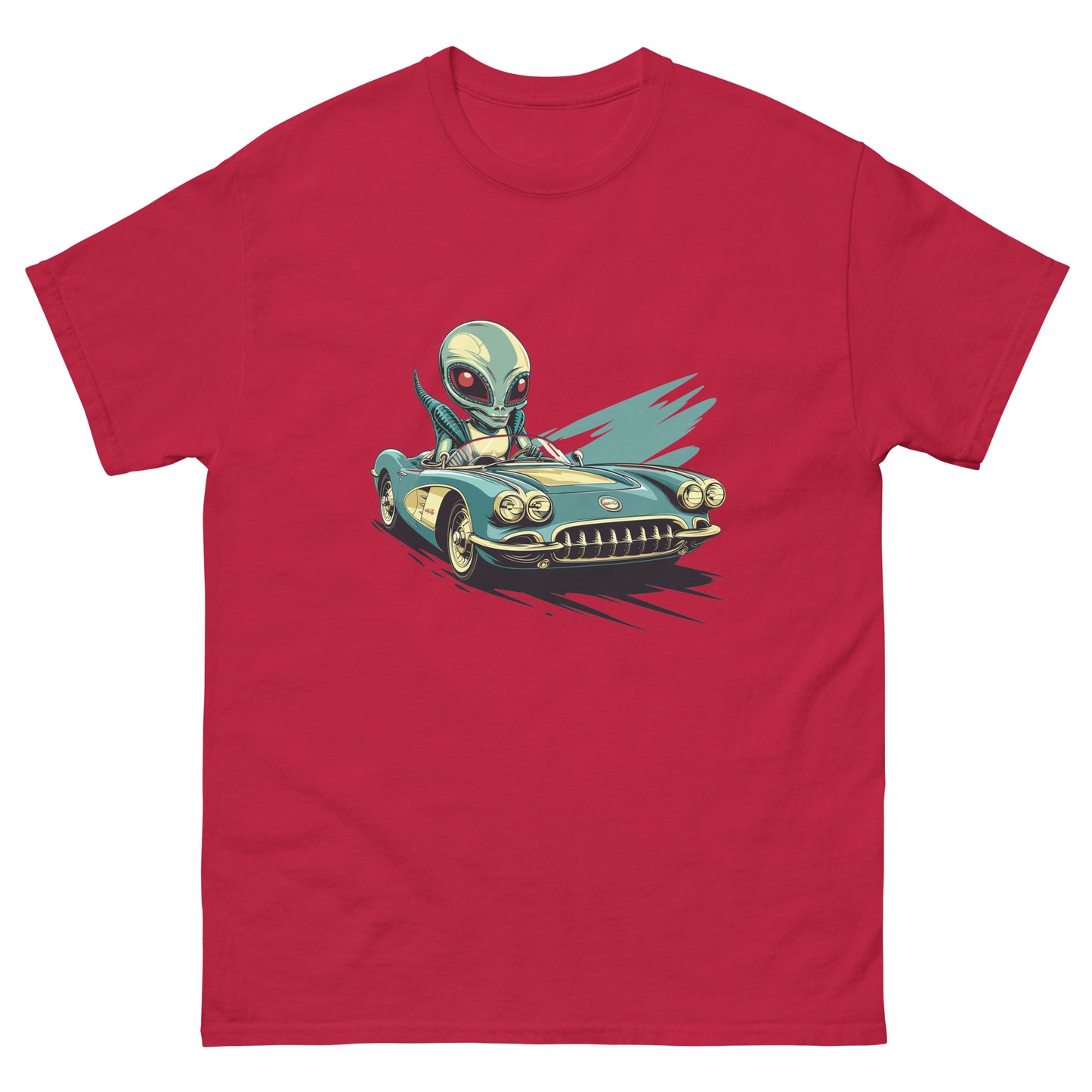 Old School Alien Corvette Unisex classic tee