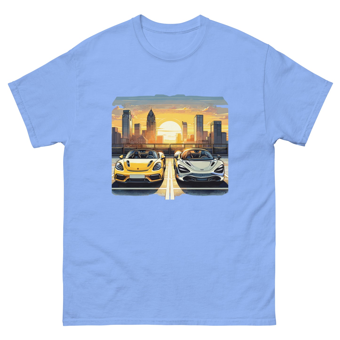 718 Spyder and 720s Sunset Unisex classic tee