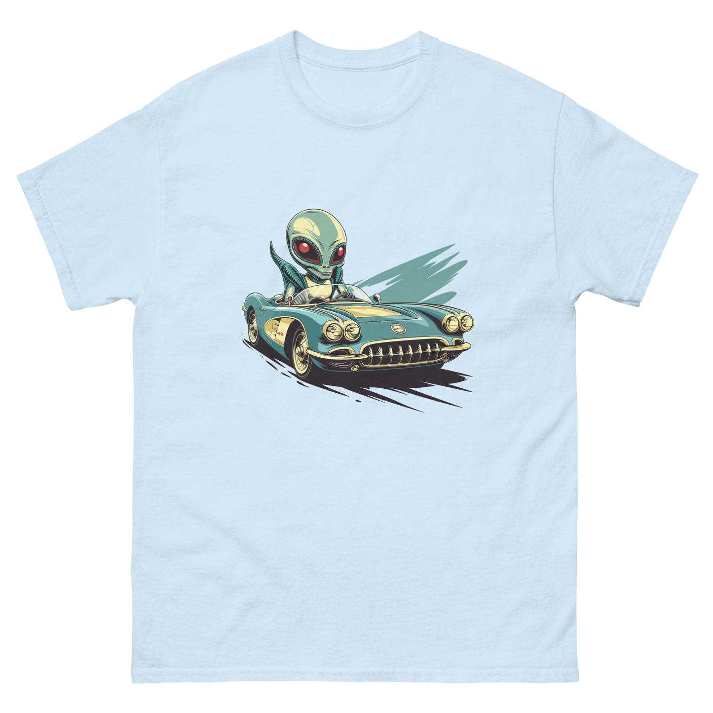 Old School Alien Corvette Unisex classic tee