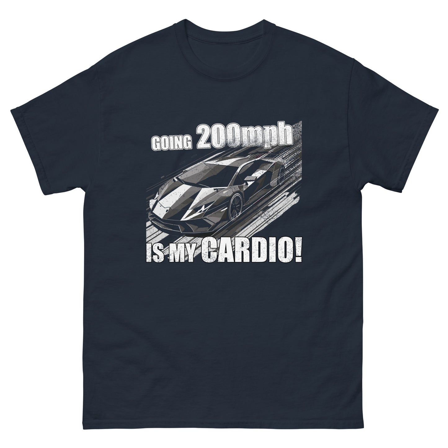 200MPH Cardio Black - Unisex classic tee