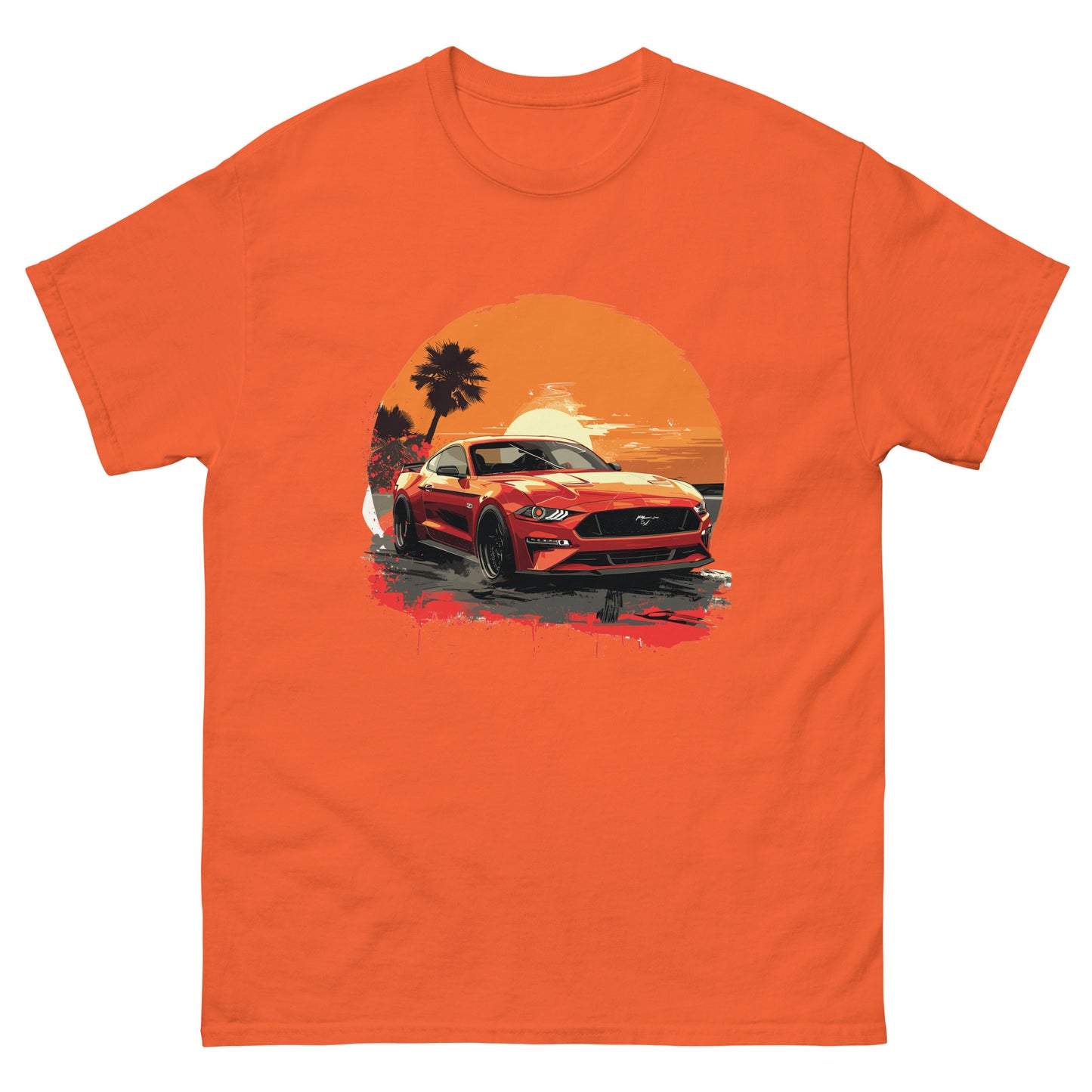 Sunset Mustang Unisex classic tee