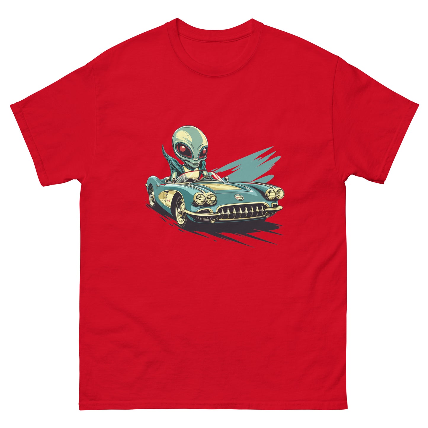 Old School Alien Corvette Unisex classic tee