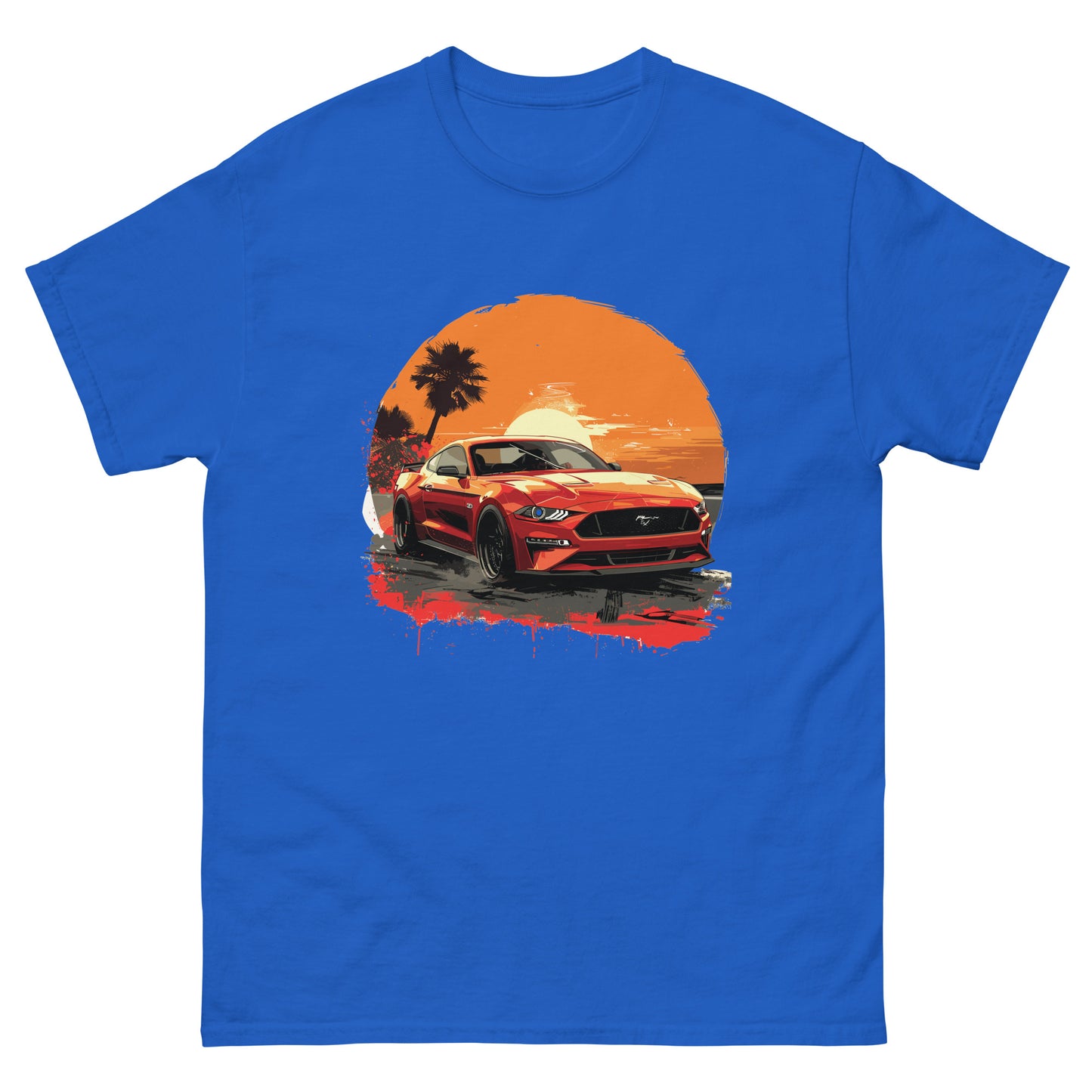 Sunset Mustang Unisex classic tee