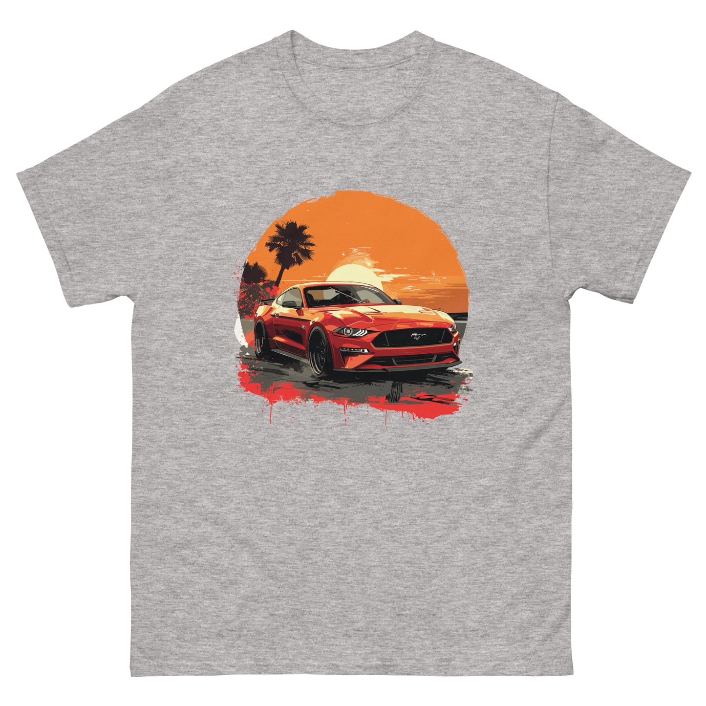 Sunset Mustang Unisex classic tee