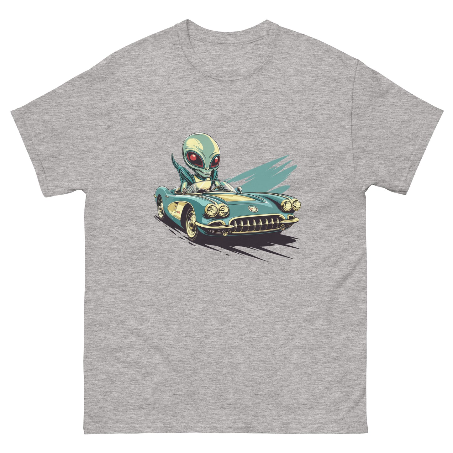 Old School Alien Corvette Unisex classic tee