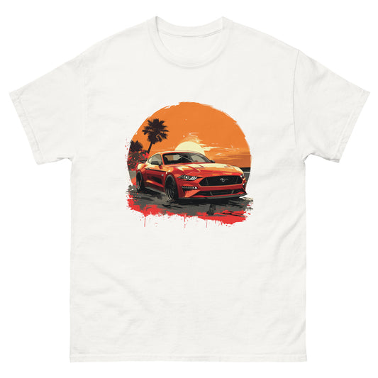 Sunset Mustang Unisex classic tee