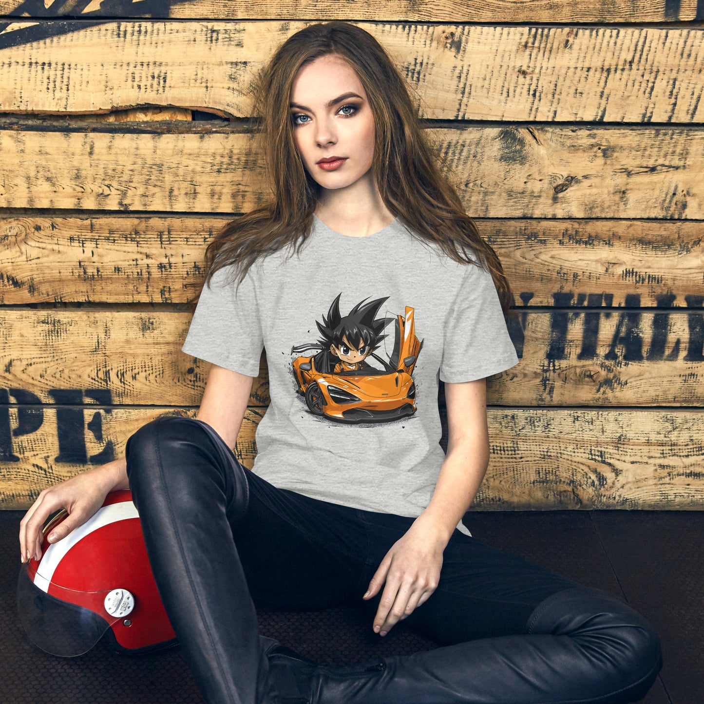 Goku Orange Mclaren 720s Unisex t-shirt